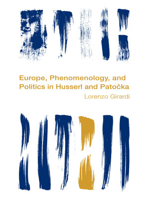 cover image of Europe, Phenomenology, and Politics in Husserl and Patocka